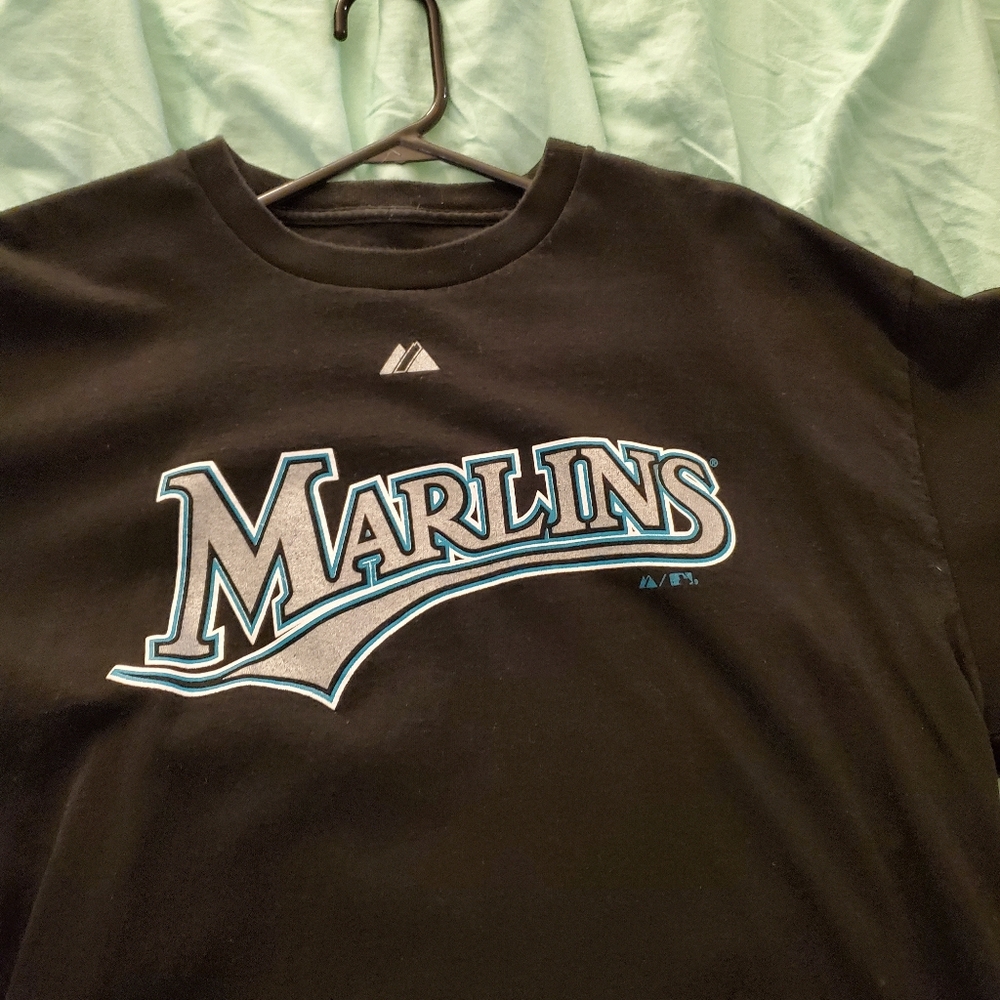 Majestic FL Marlins tee